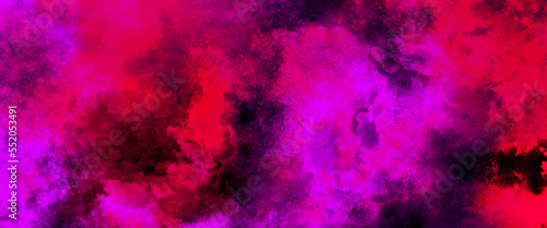 Abstract pink red watercolor background. Red watercolor texture. Abstract watercolor hand painted background. Magenta Paper Texture. watercolor galaxy sky background. Watercolor texture for design.