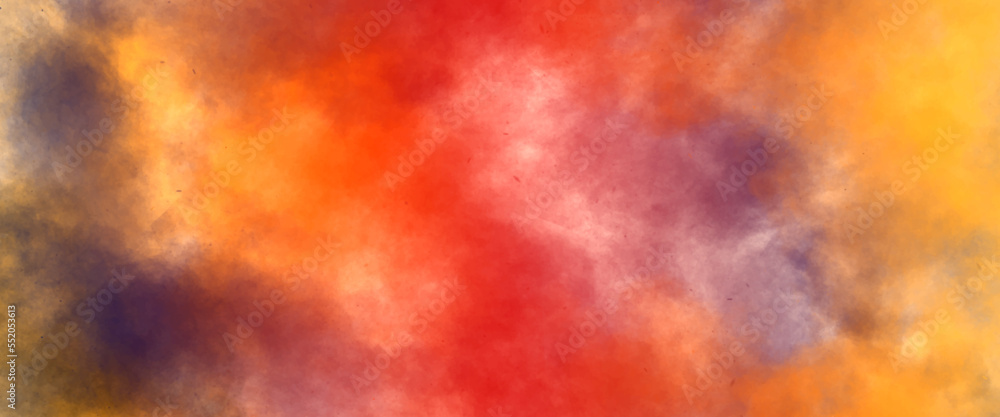 red and yellow background, abstract watercolor background with space. colorful sunrise or sunset colors in cloudy shapes. beautiful hues of yellow gold and pink in hand painted watercolor background red and yellow background, abstract watercolor background with space. colorful sunrise or sunset colors in cloudy shapes. beautiful hues of yellow gold and pink in hand painted watercolor background