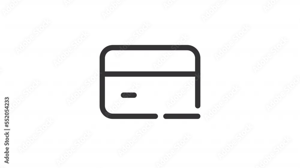 Animated remove account line ui icon. Delete bank account. Seamless loop HD video with alpha channel on transparent background. Outline isolated user interface element motion graphic animation Animated remove account line ui icon. Delete bank account. Seamless loop HD video with alpha channel on transparent background. Outline isolated user interface element motion graphic animation