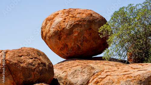 End of the day on the Devil's marbles, Karlu Karlu, Northern Territory, Australia photo