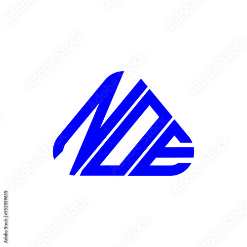 NOE letter logo creative design with vector graphic, NOE simple and modern logo.