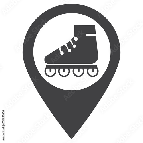 location icon vector illustration on white background