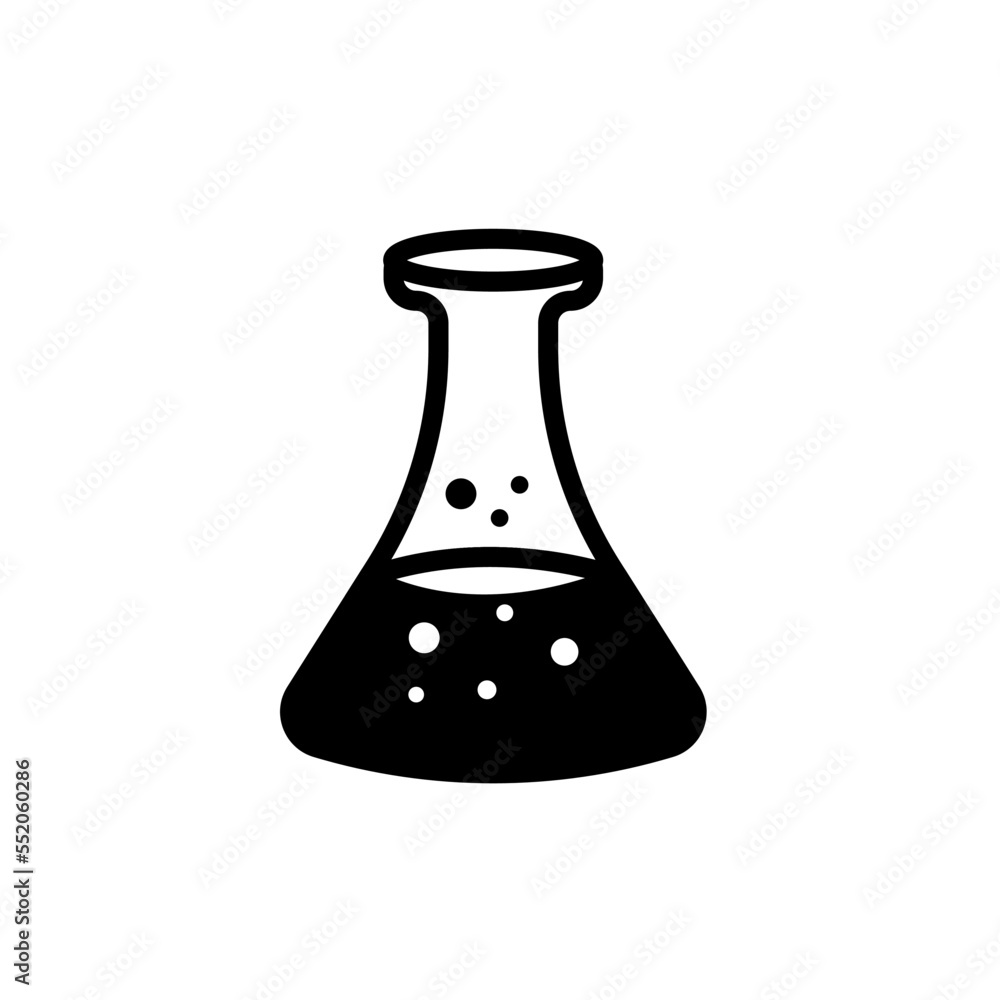 Lab beaker icon. chemical experiment. biology symbol. Vector illustration of test tube. Science technology. Isolated on white background.
Lab beaker icon. chemical experiment. biology symbol. Vector illustration of test tube. Science technology. Isolated on white background.
