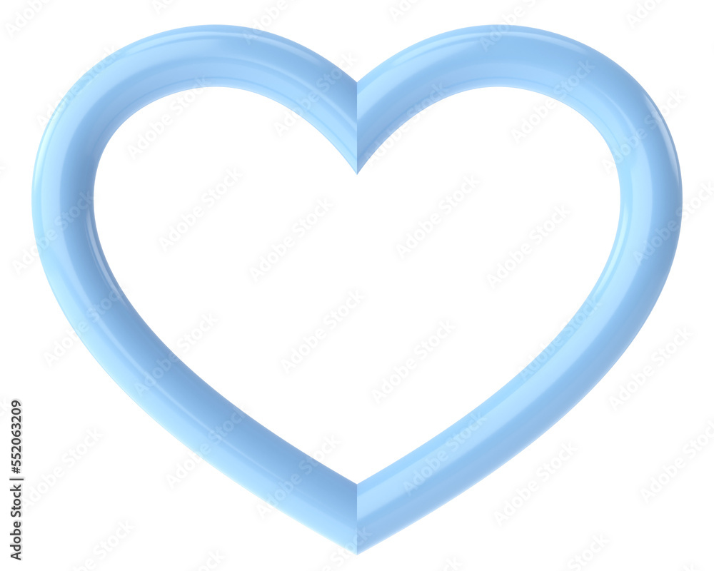 3D heart. Valentine card decoration. 3D illustration. 3D heart. Valentine card decoration. 3D illustration.
