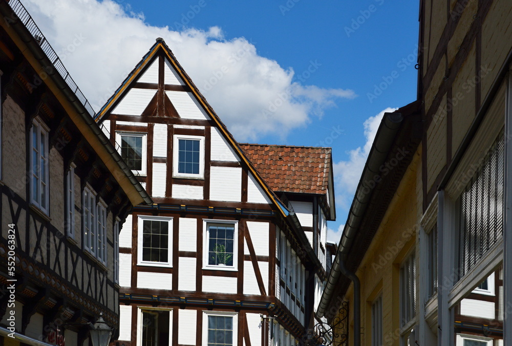Fototapeta premium Historical Buildings in the Old Town of Celle, Lower Saxony