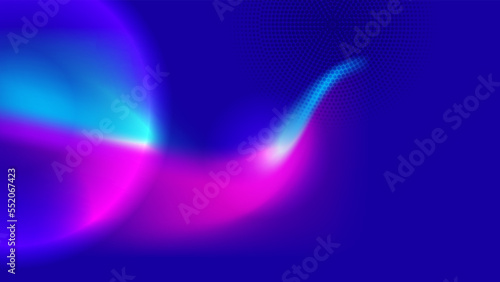 Abstract technology background with blue and pink color gradient. Hi-tech computer digital technology concept. Abstract technology communication vector illustration.