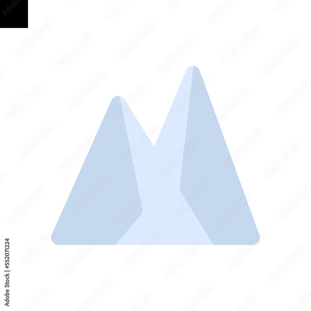 Fototapeta premium mountain icon vector