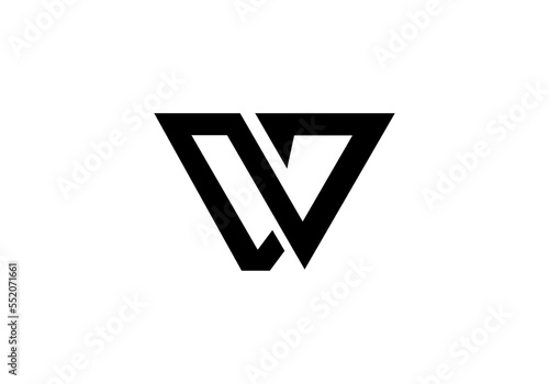 Free Download initial letter logo WV initial company icon business logo background illustration - GFXLoad