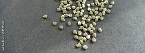 okra seed close-up,okra seed grains on black background,