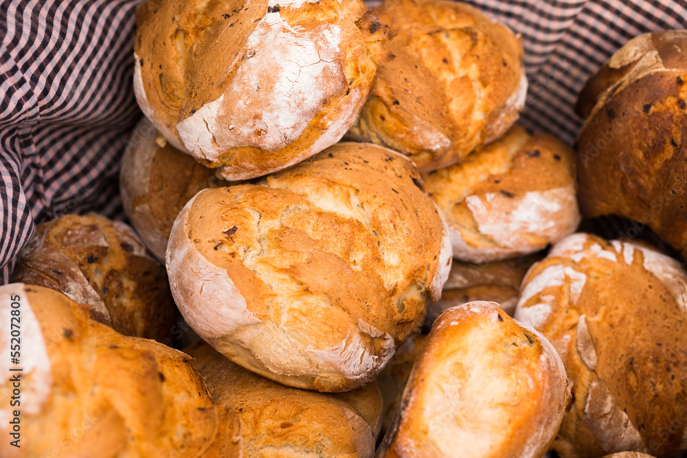 ruddy rolls of fresh warm grain bread ruddy rolls of fresh warm grain bread