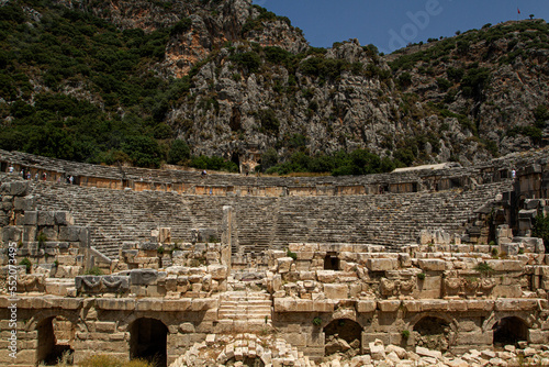 Myra, Antik ,Kenti ,Antalya ,,
ruins of ancient roman amphitheater photo