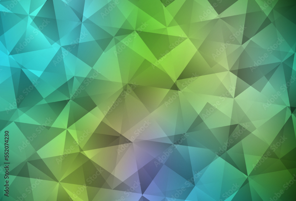 Light Blue, Yellow vector abstract mosaic backdrop. Light Blue, Yellow vector abstract mosaic backdrop.