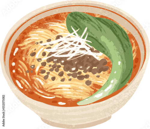 担々麺のイラスト photo