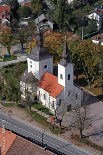 The parish church of Our Lady of Sorrows of Carinthia in Krizevci, Croatia
