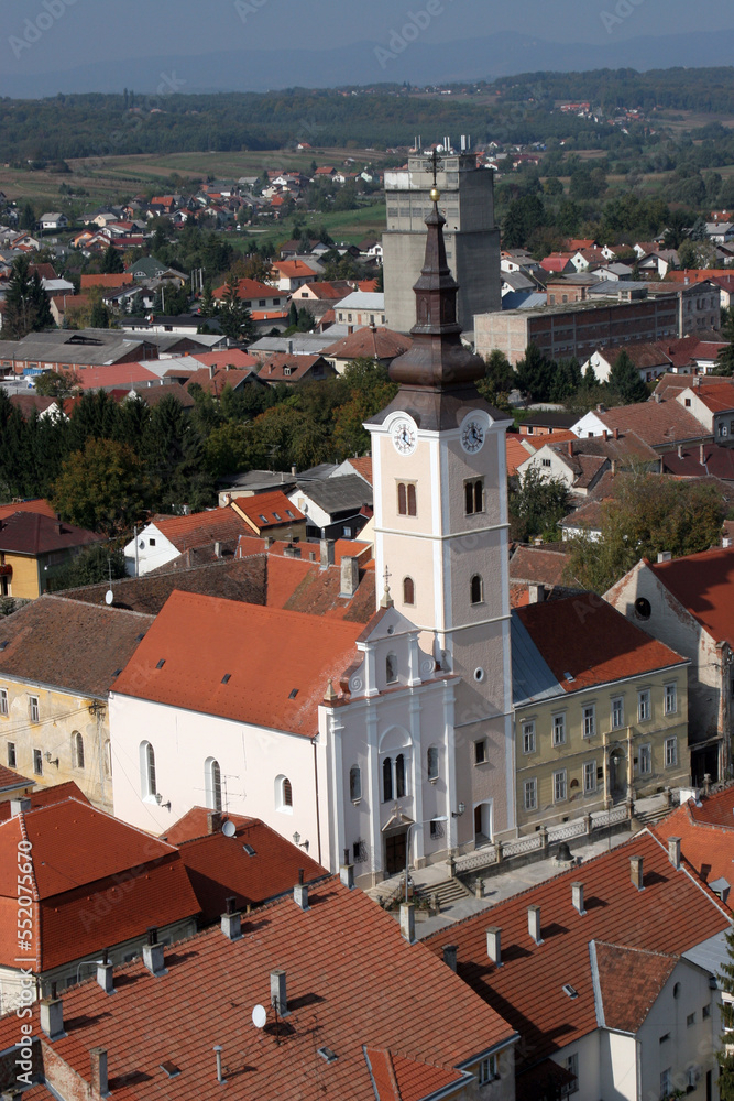 Obraz premium The parish church of St. Anne in Krizevci, Croatia