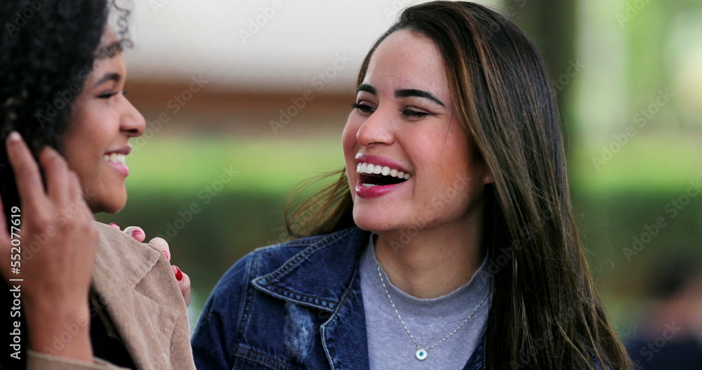 Two fun women laughing together, spontaneous girl laugh2 Two fun women laughing together, spontaneous girl laugh2