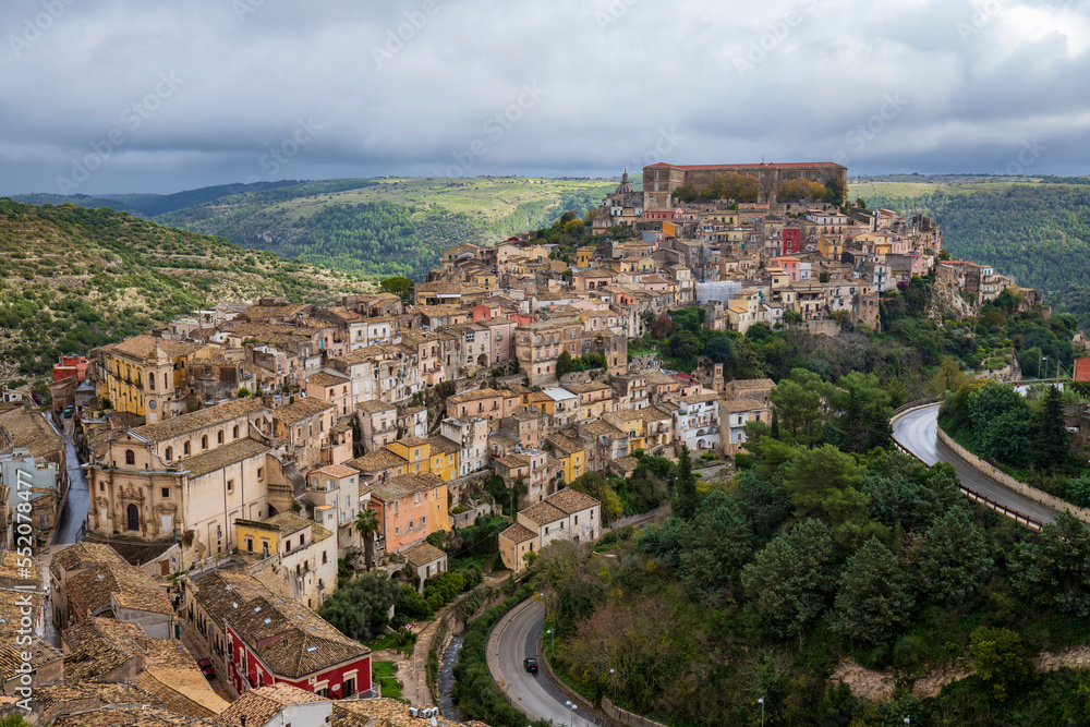 Ragusa Ibla is the oldest district in the historic center of Ragusa, a city on the island of Sicily. Italy