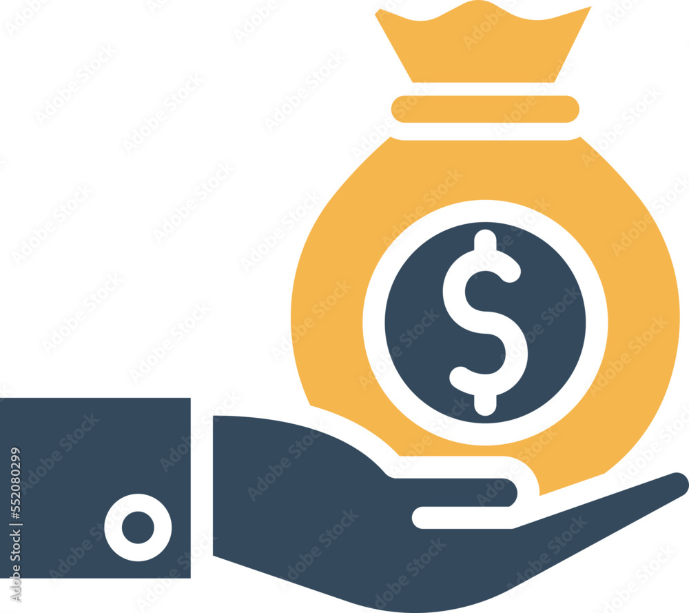 Give dollar sack Vector Icon
Give dollar sack Vector Icon