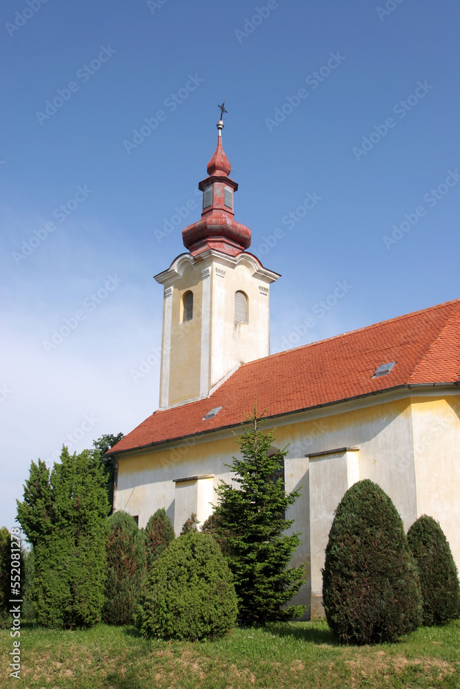 Parish Church of the Sacred Heart of Jesus and Saint Ladislaus in Mali Raven, Croatia