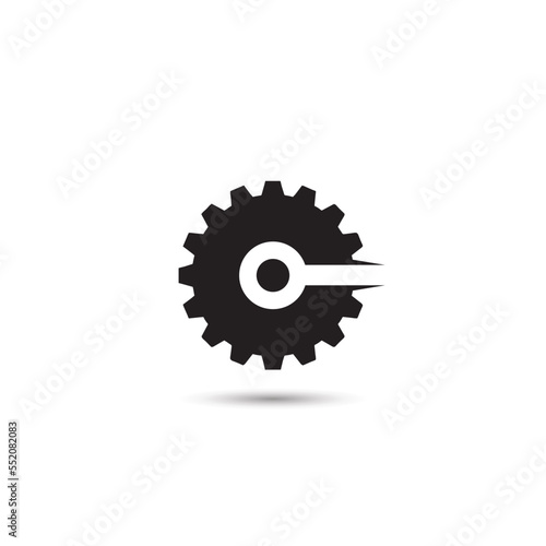 Crank Creek Gear Cycle Creative Sport Bike with initial Letter C logo vector design template
