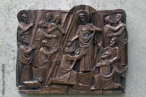 Photography Jesus Strengthens the Faith of Thomas, Way of Light by Giovanni Dragoni, San Cal