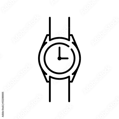 Wrist watch icon vector set. wristlet watch illustration sign collection. Time symbol. Hour logo.