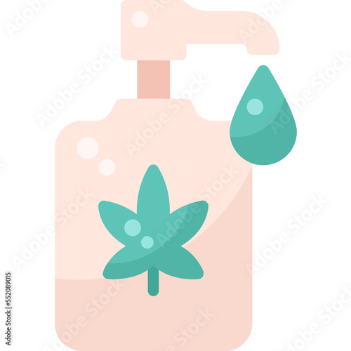 Cannabis Lotion drug marijuana tobacco cannabinoids herb herbal  flat icon