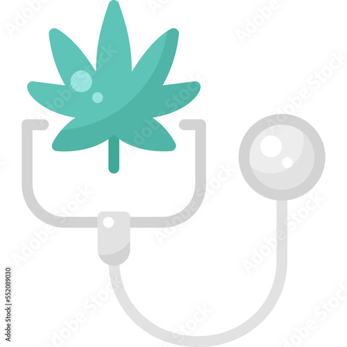 Cannabis Medical drug marijuana tobacco cannabinoids herb herbal  flat icon