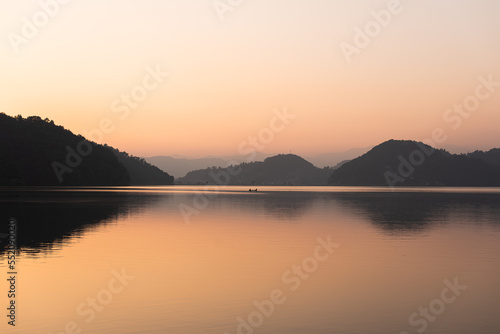 Morning in the Lake, Nepal.