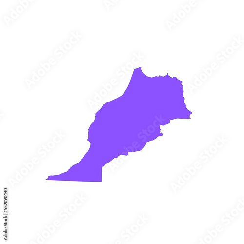 Marocco map