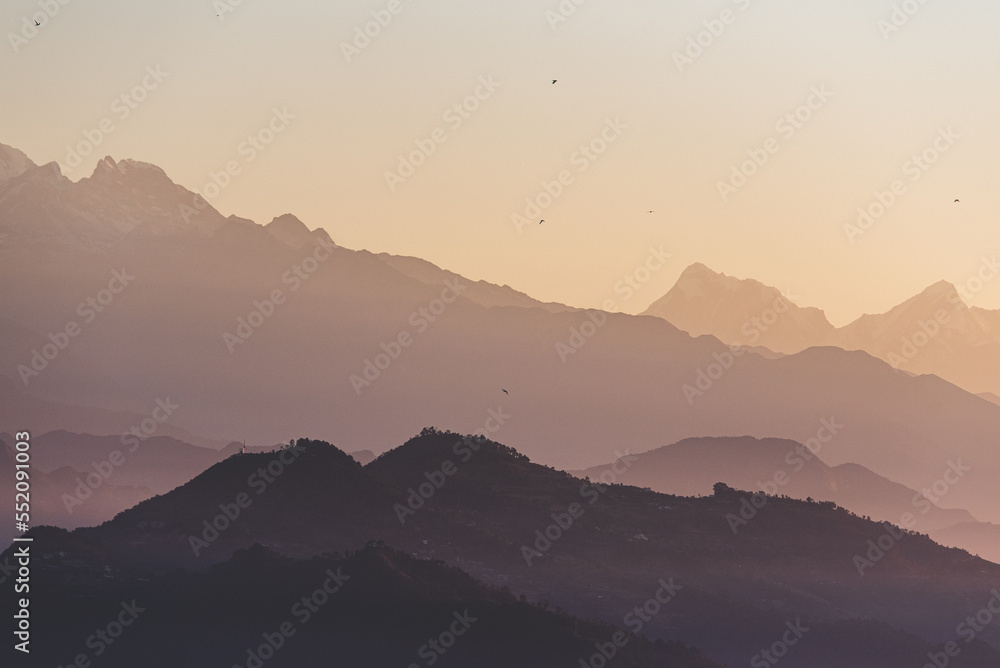 Fototapeta premium Beautiful landscapes of Nepal.
