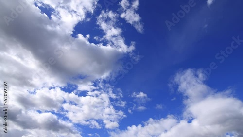 4K time lapse sky in daylight of fresh daily season for create natural content editing in work 