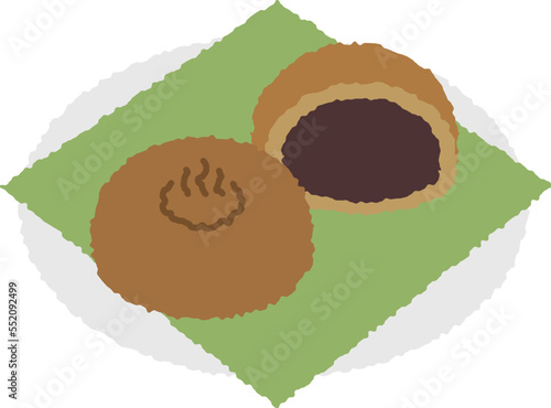 A Japanese confection called “Onsen manju” in Japan.