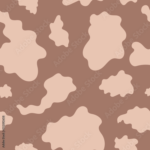 Skin with vitiligo texture, seamless pattern vector background