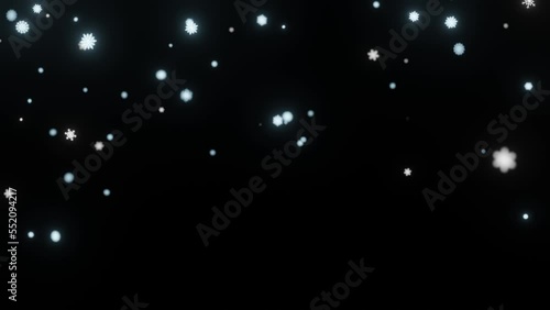 background with snow particles