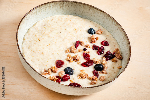 Oatmeal Porridge with fresh berries