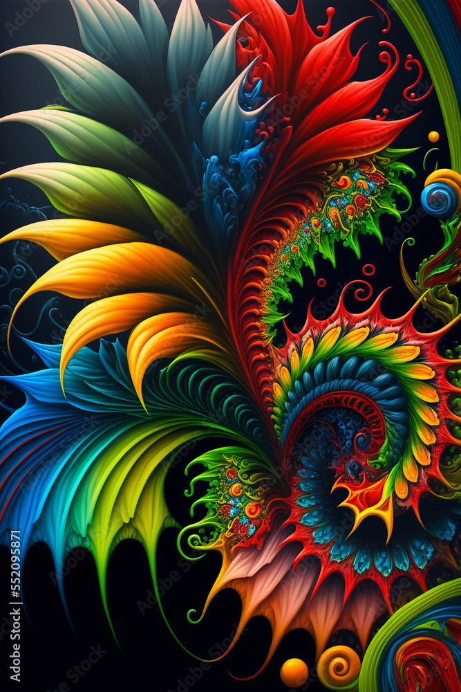 abstract fractal background abstract fractal background