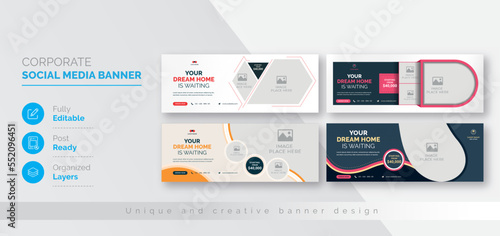 Business Facebook Banner | Branding Facebook Cover | Promotional Banner | Easy To Edit