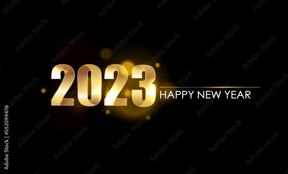 2023 Happy New Year text effect background Design. Greeting Card, Banner, Poster. Luxury vector Illustration. 2023 Happy New Year text effect background Design. Greeting Card, Banner, Poster. Luxury vector Illustration.