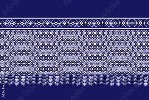 blue and white sarong fabric 