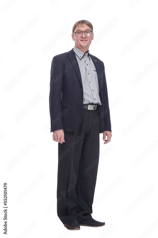 mature man in a business suit. isolated on a white background. mature man in a business suit. isolated on a white background.