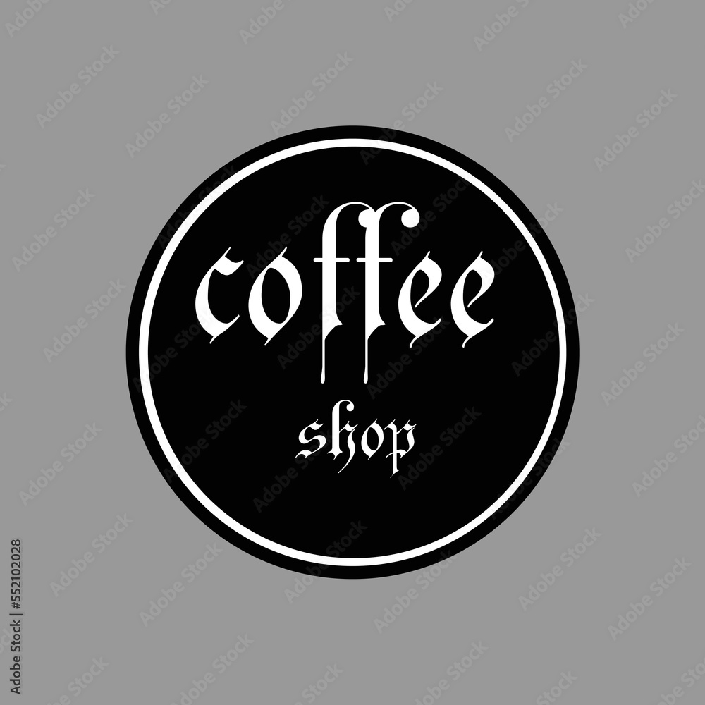 Rubber stamps of Coffee on white background Rubber stamps of Coffee on white background