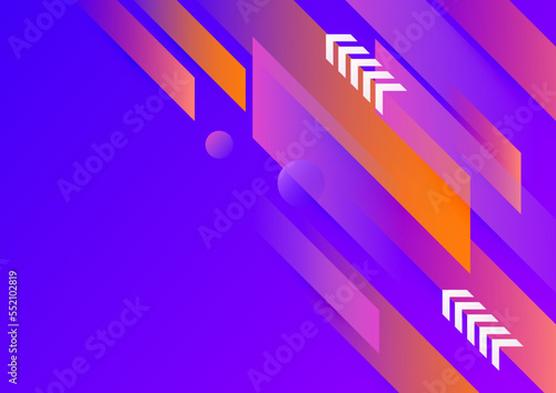 Abstract colorful geometric vector gradient background