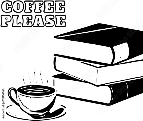 book and coffee