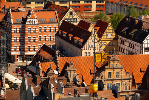 2022-06-05 view of the historical part of the city  Gdansk Poland