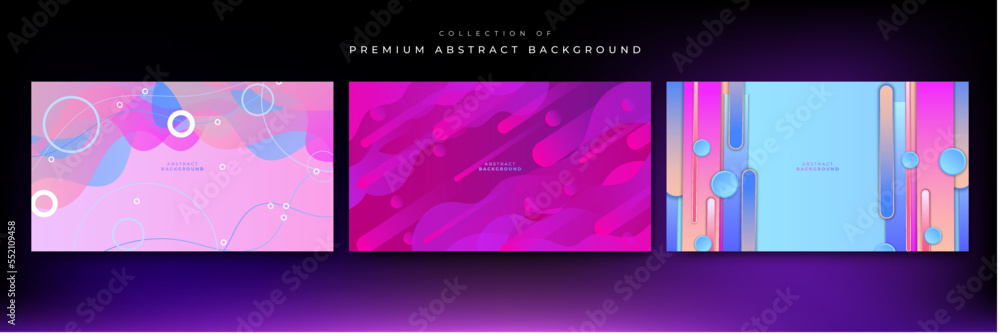 Modern abstract template background design