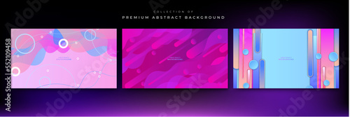 Modern abstract template background design