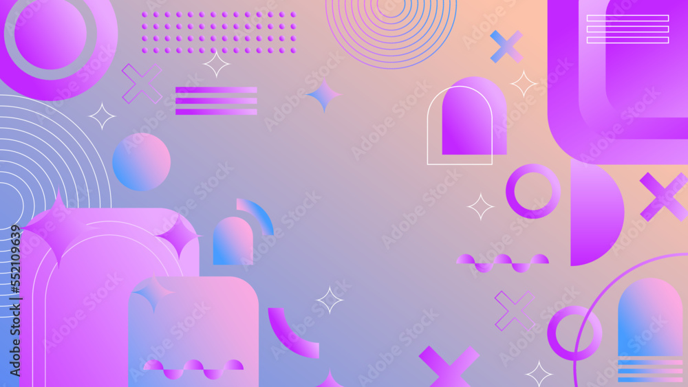 Modern abstract template background design with purple blue and orange gradient Modern abstract template background design with purple blue and orange gradient