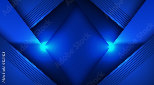 brilliant blue geometric antique business textured contemporary background template concept
