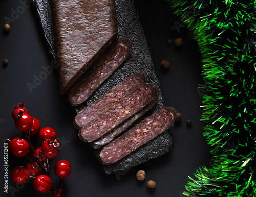 Beef Sujuk, shuzhuk or chuchuk. A delicacy 